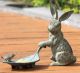BIRD FEEDER RABBIT & LEAF