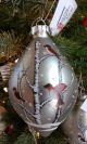 ORNAMENT GLASS FINIAL W/BIRD