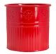 RED METAL POT LARGE