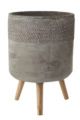 CEMENT PLANTER W/ LEGS SMALL