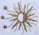 WALL DECOR SUN MOON STARS