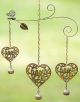 CHIME HEARTS W/ BUTTERFLY
