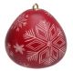 ORNAMENT GOURD - SNOWFLAKES