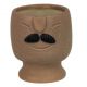 TWAIN MUSTACHE CERAMIC CACHEPOT SMALL