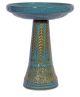 BIRDBATH SUMMER GARDEN TURQUOISE