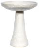 BIRDBATH SUMMER GARDEN WHITE