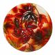 BIRDBATH/GLASS PLATE FOLIAGE