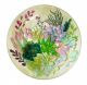 BIRDBATH/GLASS PLATE SUCCULENT