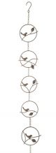 RAIN CHAIN - BIRD ON BRANCH W/BELL