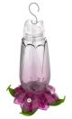 HUMMINGBIRD FEEDER 12OZ. PURPLE FLORAL