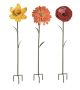 METAL GARDEN FLOWER STAKE