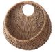 CRESCENT WOVEN BASKET LARGE