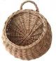 WOVEN HANDLED WALL BASKET LARGE