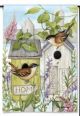 FLAG GARDEN BIRDHOUSE VINES