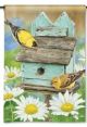 FLAG GARDEN FINCHES & FLOWERS