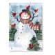 FLAG GARDEN SNOWMAN FRIENDS