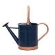 WATERING CAN METAL COPPER NAVY BLUE