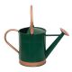 WATERING CAN METAL/COPPER/HUNTER GREEN