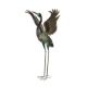 CRANE REGAL ART GREEN PATINA WING UP