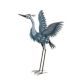 HERON REGAL ART METALLIC BLUE WINGS UP