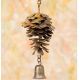 PINE CONE WITH BELL ORNAMENT ANCIENT GRAFFITI