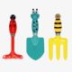 CHILDRENS 3 PIECE GARDEN TOOL SET