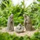STATUE 3-PIECE NATIVITY SET