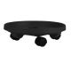 PLANT CADDY ROUND BLACK 12