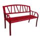 BENCH CONTEMPORARY RED
