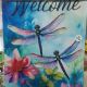 FLAG GARDEN DRAGONFLY SPLASH