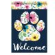 FLAG GARDEN PET FLORAL PAW