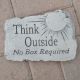 STEPPING STONE THINK OUTSIDE
