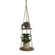 PLANT HANGER 2 TIER WOOD