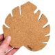 Cork Coaster Monstera Leaf 6