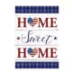 FLAG GARDEN PATRIOTIC HOME SWEET HOME