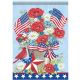 FLAG GARDEN PATRIOTIC SUMMER